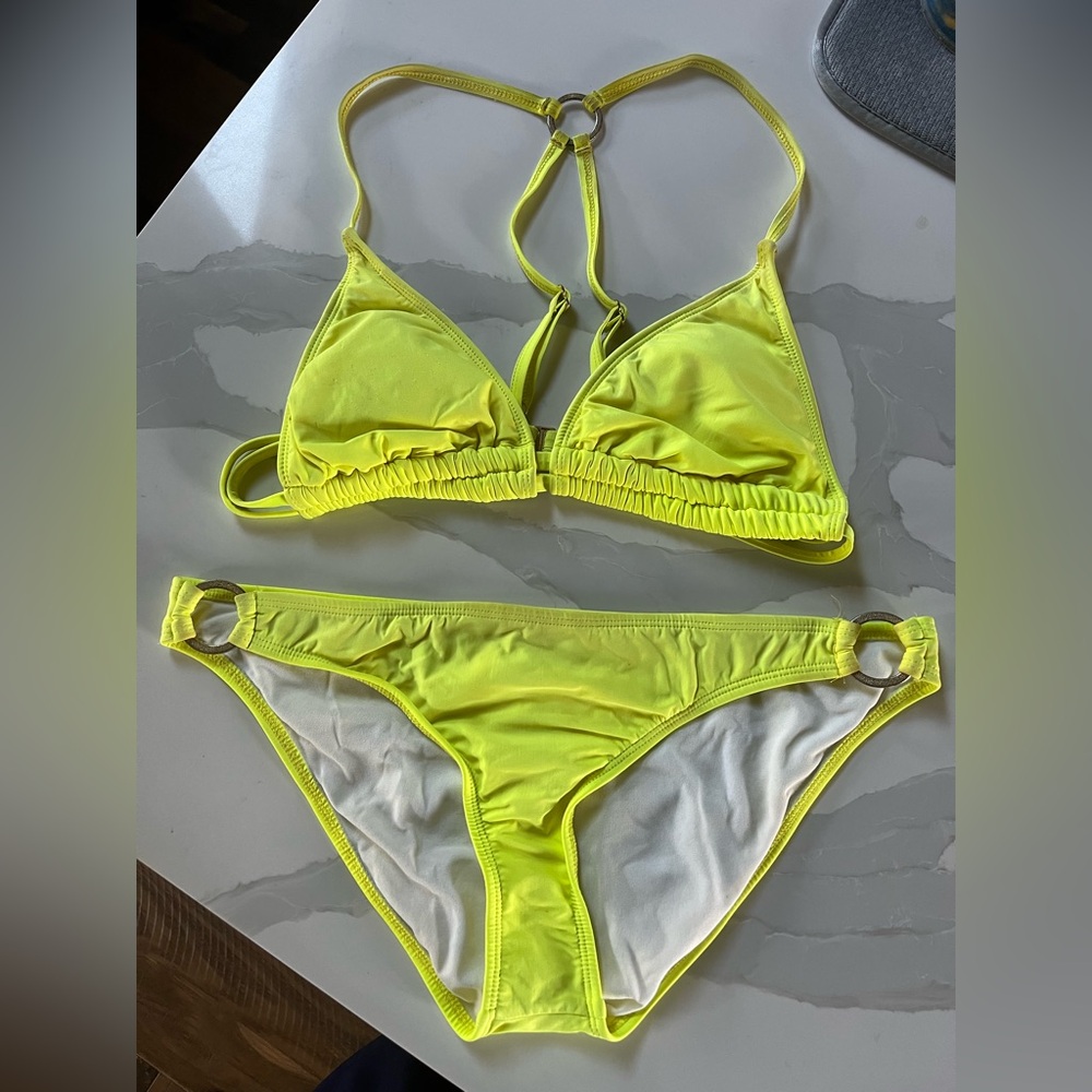 Neon Yellow Bikini Set